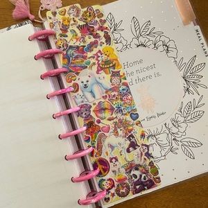 Handmade Lisa Frank Planner Bookmark